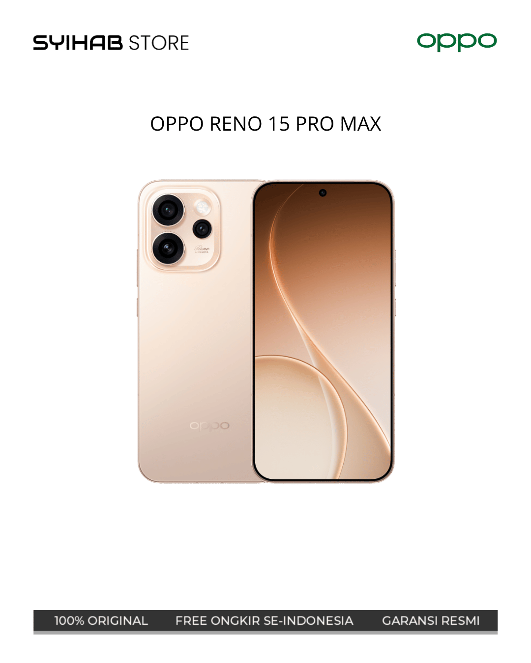 OPPO RENO 15 PRO MAX 12/512 - Aura Gold