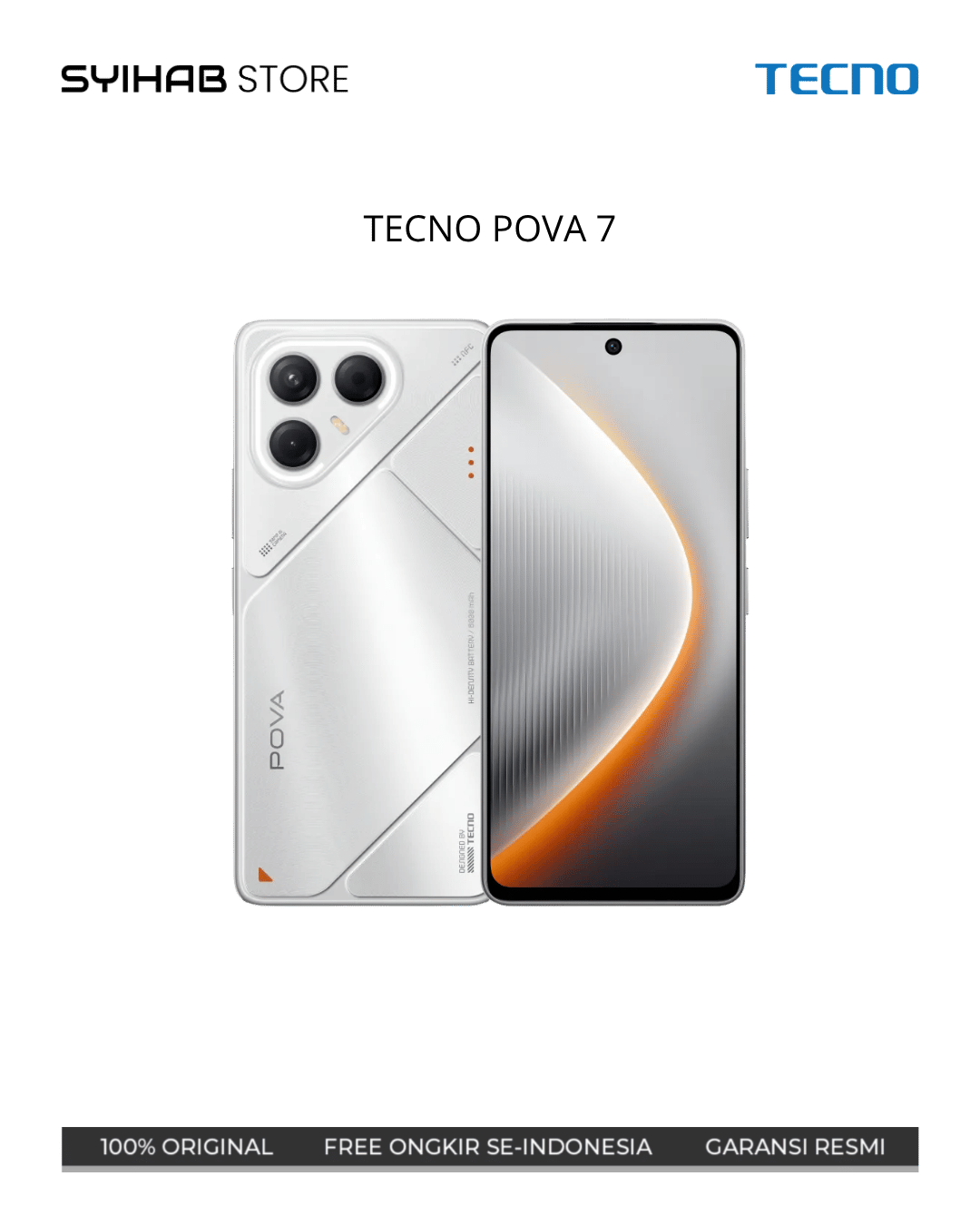 TECNO POVA 7 5G 8/256 - SILVER