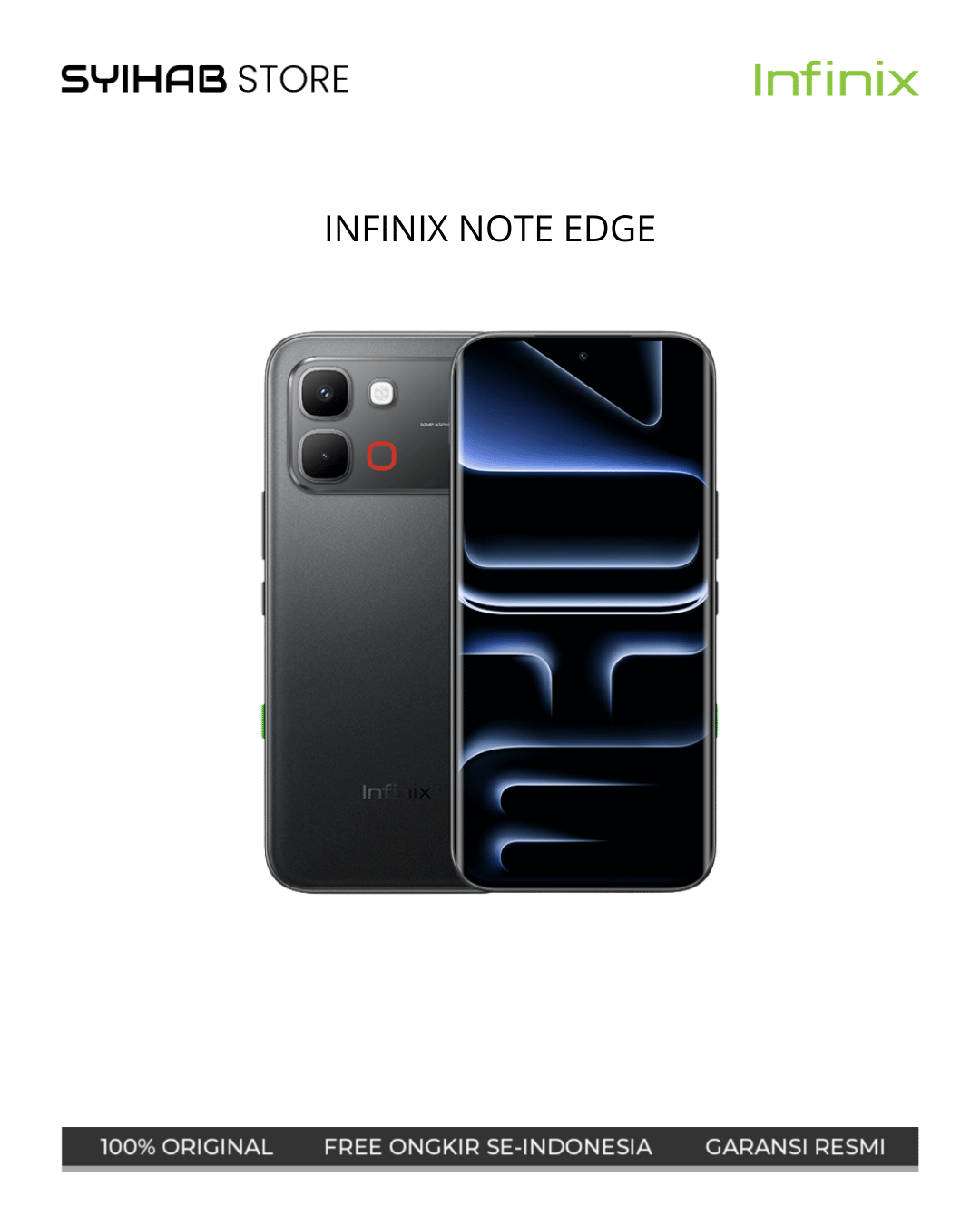  INFINIX NOTE EDGE 5G  8/256 - BLACK