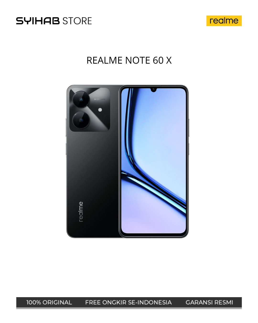 REALME NOTE 60X 4/128 - Black