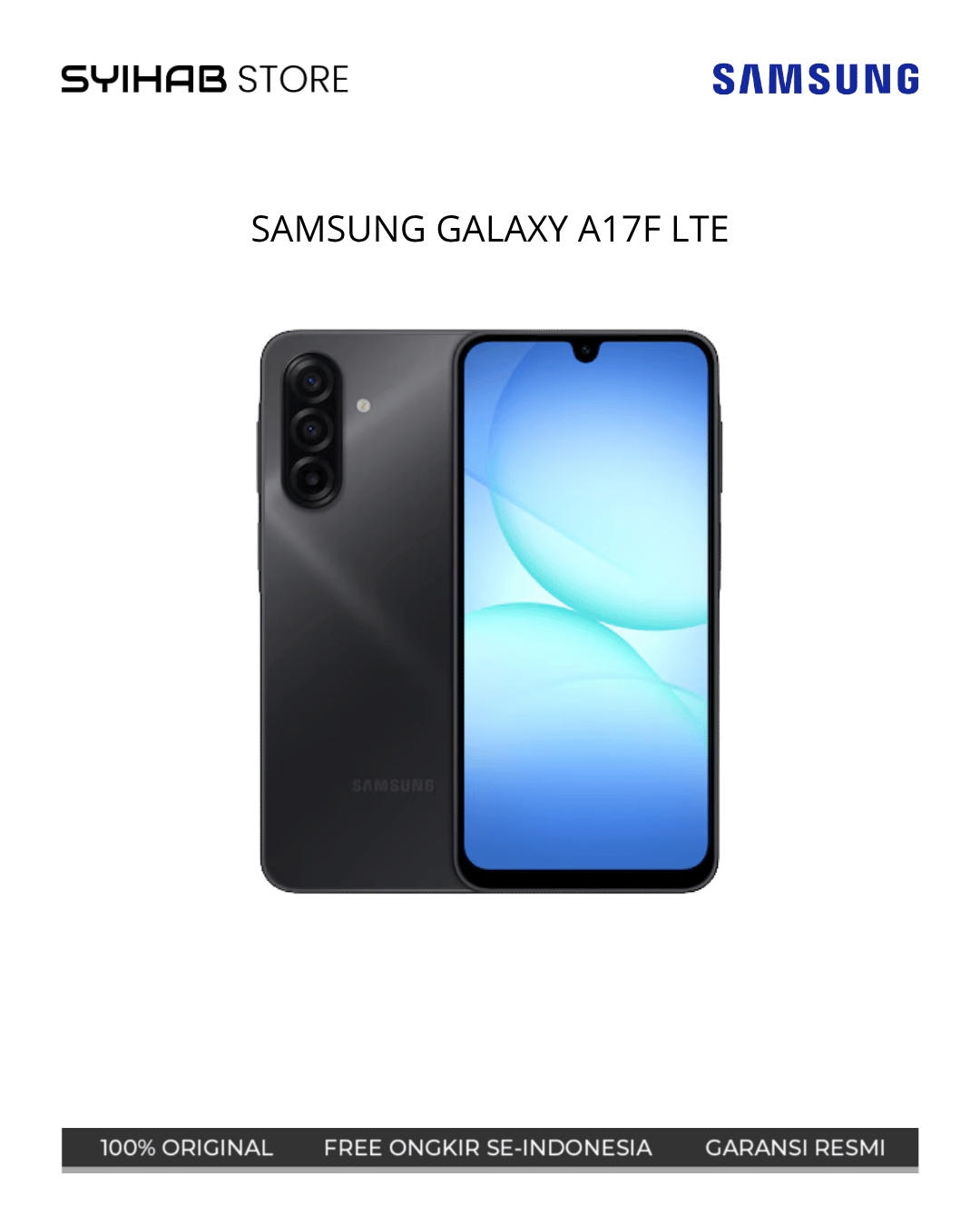 SAMSUNG GALAXY A17F LTE 8/128 - BLACK