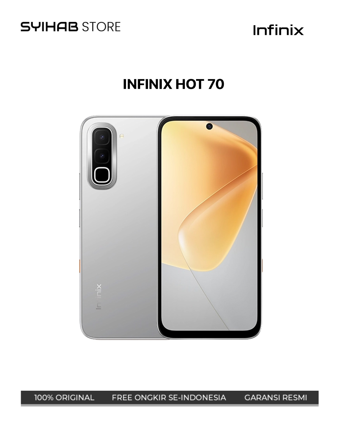 INFINIX HOT 70 4/128 - BLACK